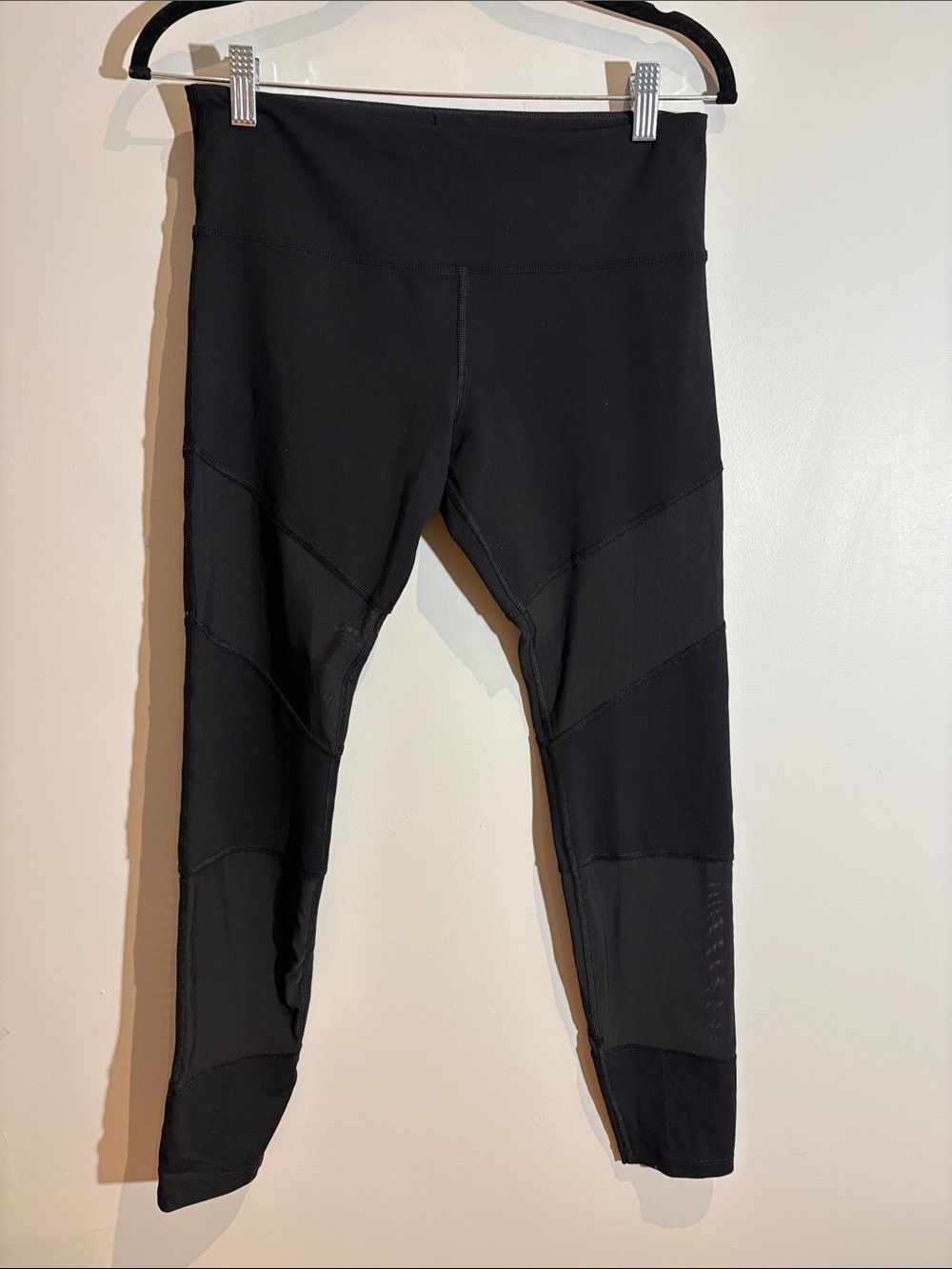 Lorna Jane Matte Black High-Waist Leggings